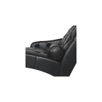 Chaise Lounger Arm Chair - PU Leather Tufted Back for Living Room & Bedroom, Elegant Indoor Seating Solution
