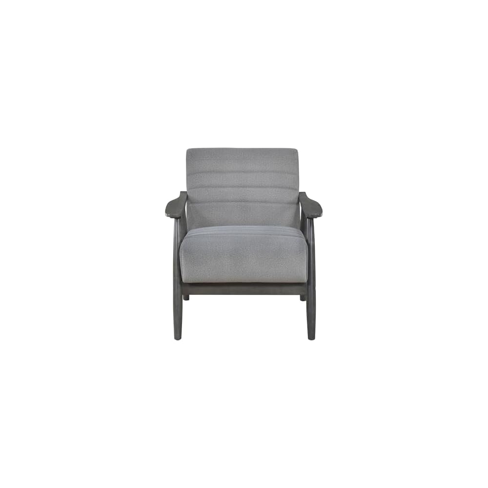 Lexicon Teague Velvet Accent Chair, Gray