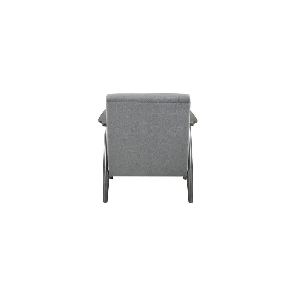 Lexicon Teague Velvet Accent Chair, Gray