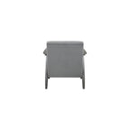 Lexicon Teague Velvet Accent Chair, Gray