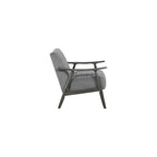 Lexicon Teague Velvet Accent Chair, Gray