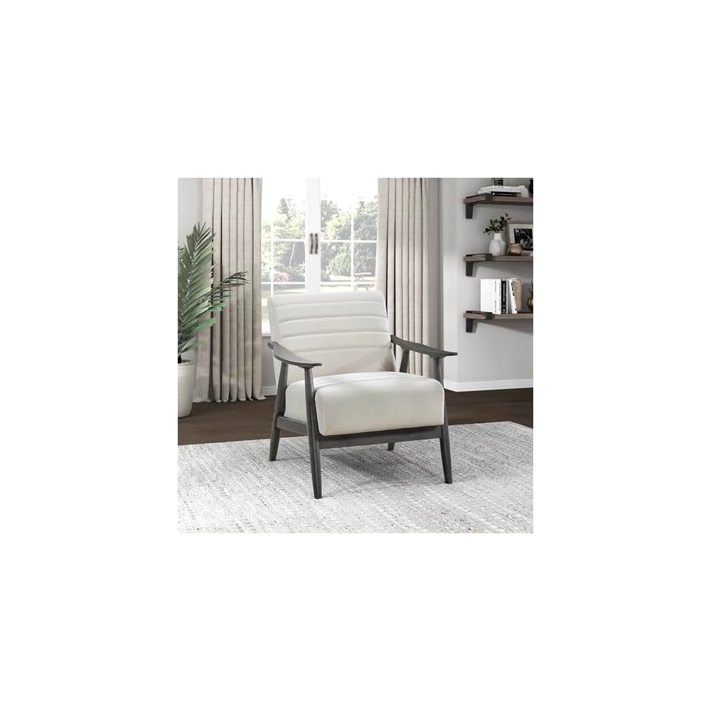 Lexicon Teague Velvet Accent Chair, Gray