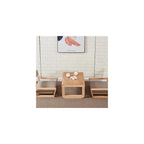 Living Room Furniture Accent Chair Wood Legless Floor Seating Great for Reading Watching TV